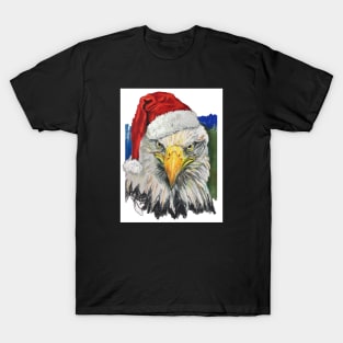 Holiday Eagle Portrait T-Shirt